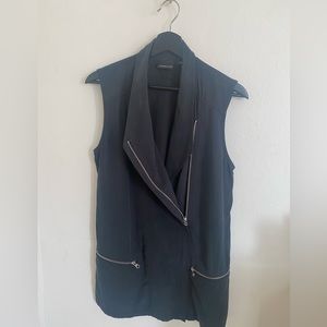 Trouvé Oversized Navy Vest. Size small